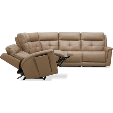 RANDY 6 PEICE LEATHER SECTIONAL