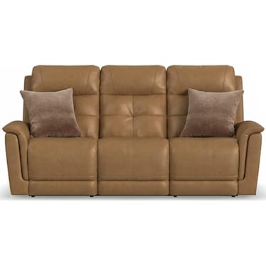 RANDY RECLINING SOFA WITH HEAT AND MASSAGE BY FLEXSTEEL