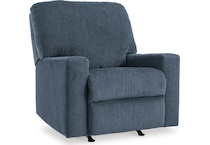 rannis navy recliner   