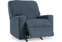 rannis navy recliner   