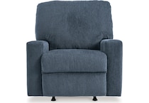 rannis navy recliner   