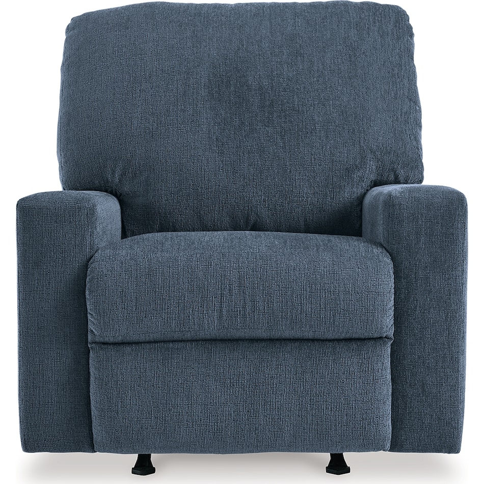 rannis navy recliner   