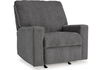 rannis pewter rocker recliner   