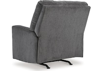 rannis pewter rocker recliner   