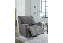 rannis pewter rocker recliner   