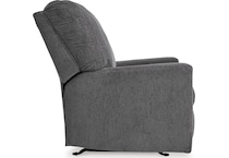 rannis pewter rocker recliner   