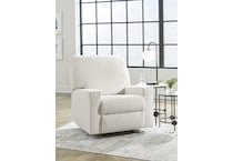 rannis white recliner   