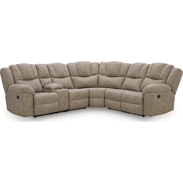 RAVENSWAYE 3-PC RECLINING SECTIONAL WITH CONSOLE