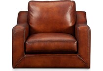 rayburn daytona antique leather chair   