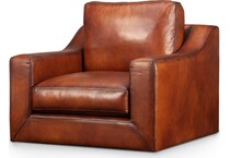 rayburn daytona antique leather chair   