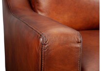 rayburn daytona antique leather chair   