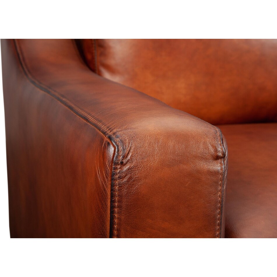 rayburn daytona antique leather chair   