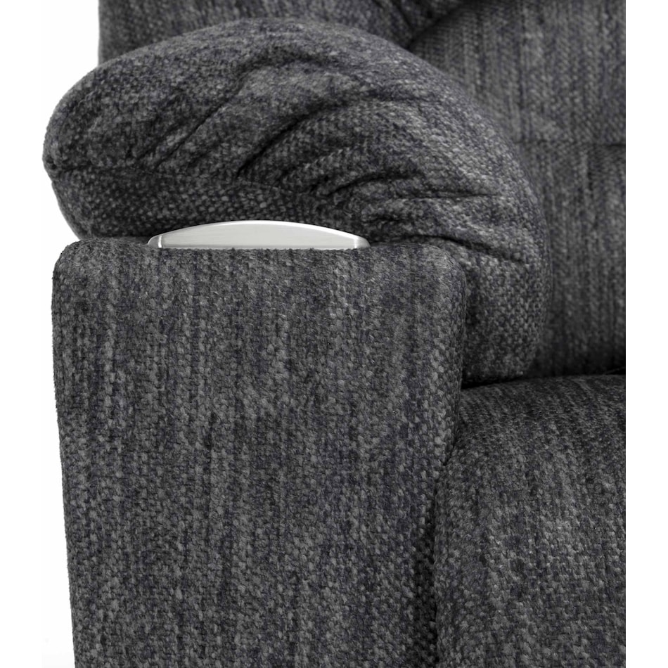 reader romeo graphite power rocker recliner   