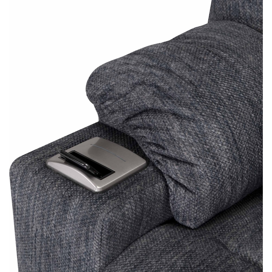 reader romeo graphite power rocker recliner   