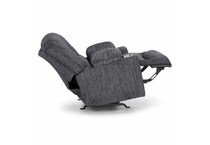 reader romeo graphite power rocker recliner   