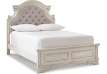 realyn chipped white twin headboard   