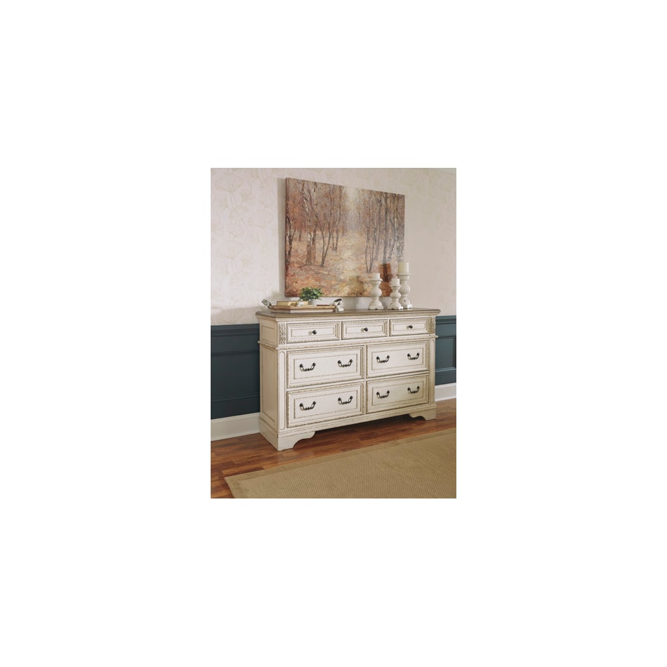 realyn two tone dresser   