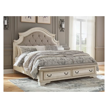 REALYN UPHOSTERED STORAGE BED