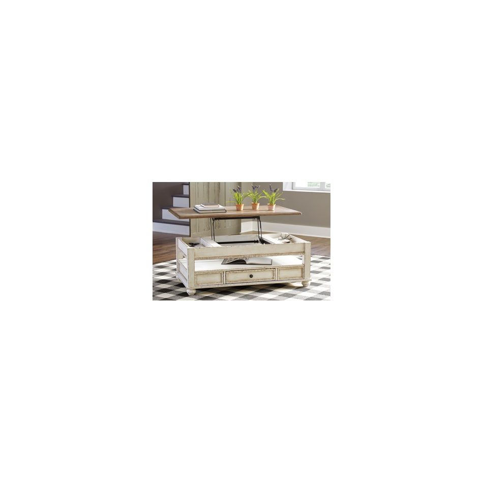 realyn white cocktail table   