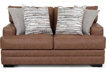 redding brown loveseat   