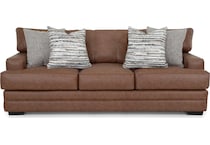 redding brown sofa   