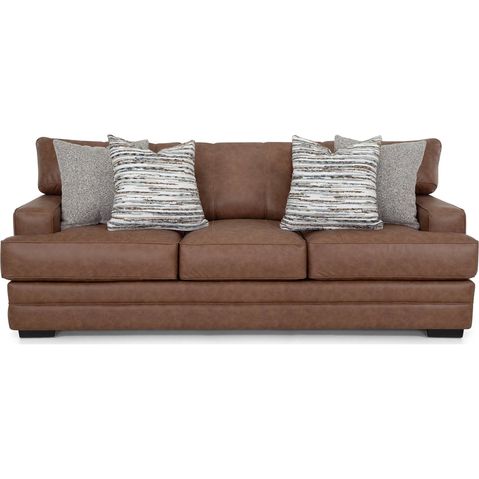 redding brown sofa   