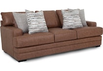 redding brown sofa   