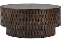 redford chat set bark brown cocktail table   