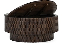 redford chat set bark brown cocktail table   