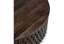redford chat set bark brown cocktail table   