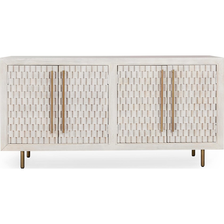 redford chat set coastal white accent cabinet   