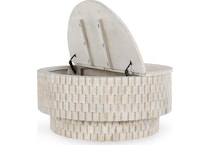 redford chat set coastal white cocktail table   