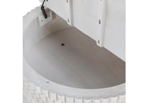 redford chat set coastal white cocktail table   