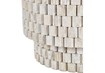 redford chat set coastal white end table   