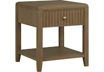 reece driftwood chairside table   