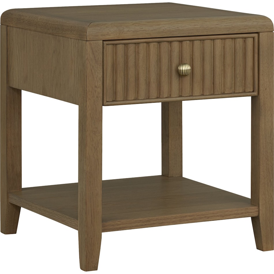 reece driftwood chairside table   