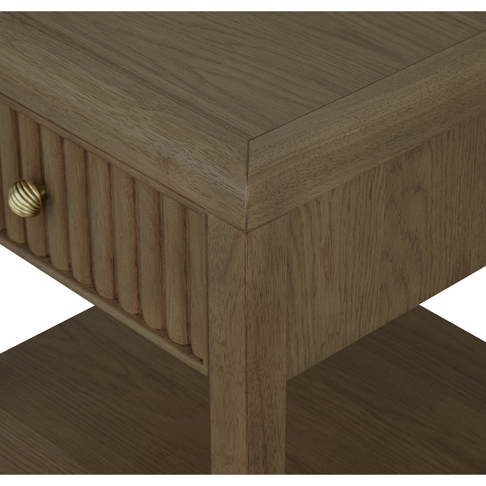 reece driftwood chairside table   