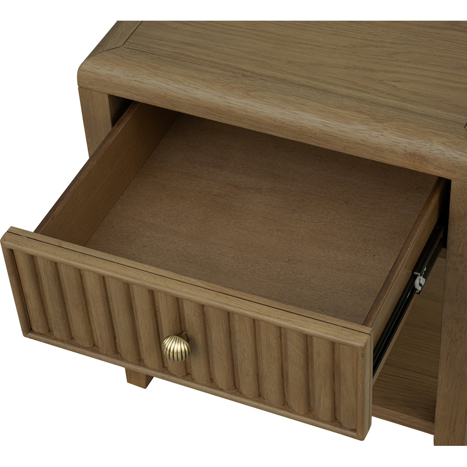 reece driftwood chairside table   