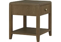 reece driftwood chairside table   