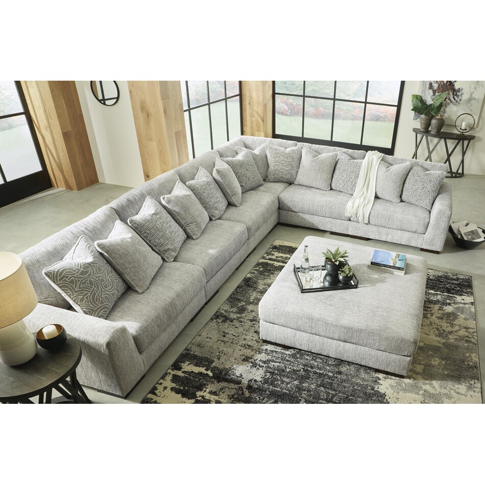 regent park grey ottoman   