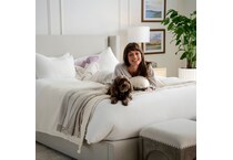 restore firm hybrid grey mattress king   