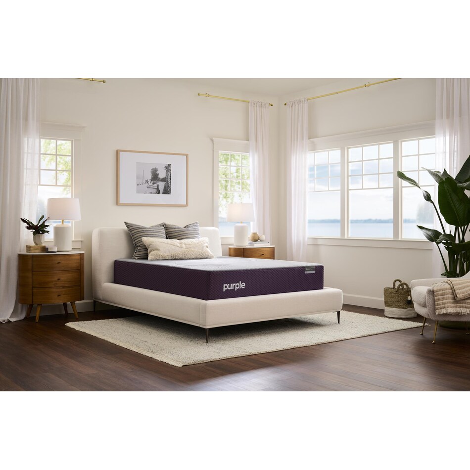 restore plus firm hybrid grey mattress cal king   