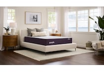 restore plus soft hybrid grey mattress cal king   