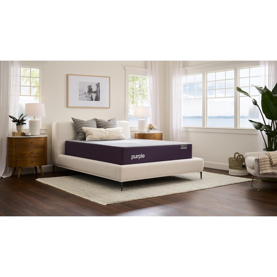 restore plus soft hybrid grey mattress cal king   