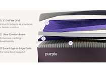 restore plus soft hybrid grey mattress full   