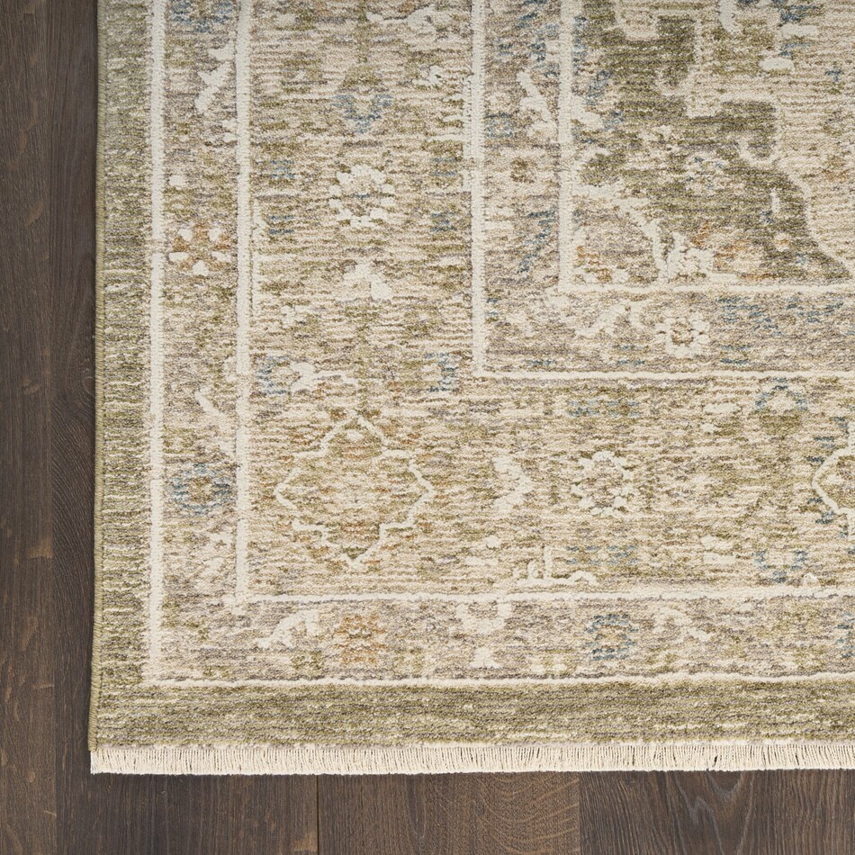 retreat  green vintage rug meduim   