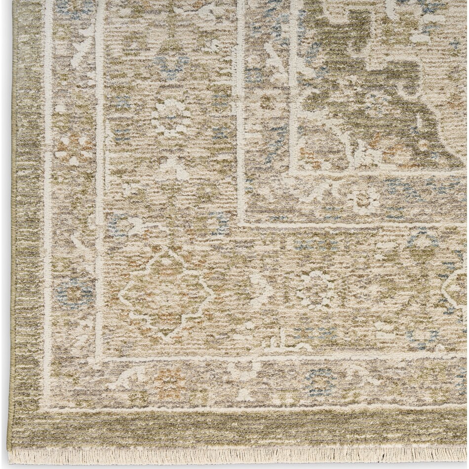retreat  green vintage rug meduim   