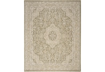retreat  green vintage rug meduim   