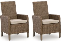 revare beach beige arm chair   