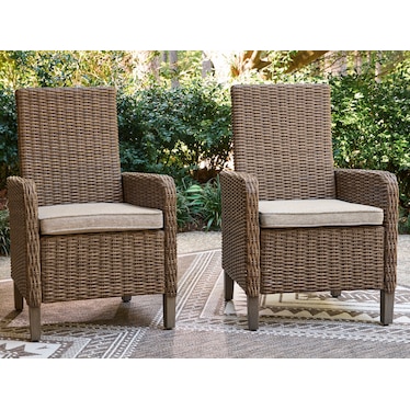 REVARE BEACH OUTDOOR ARM CHAIR SET OF 2